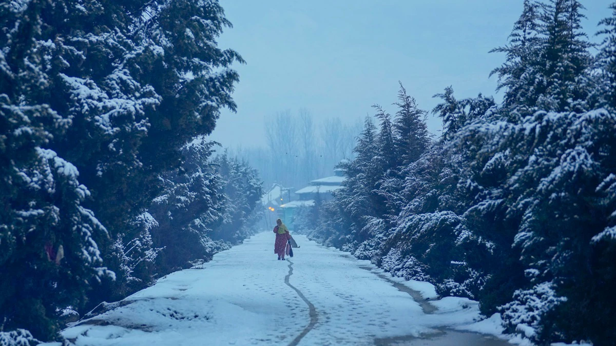 a-kashmiri-women-walks-on-a-snow-covered-road-early-in-the-morning-after-a-fresh-snowfall-in-the-out-072117607-16x9